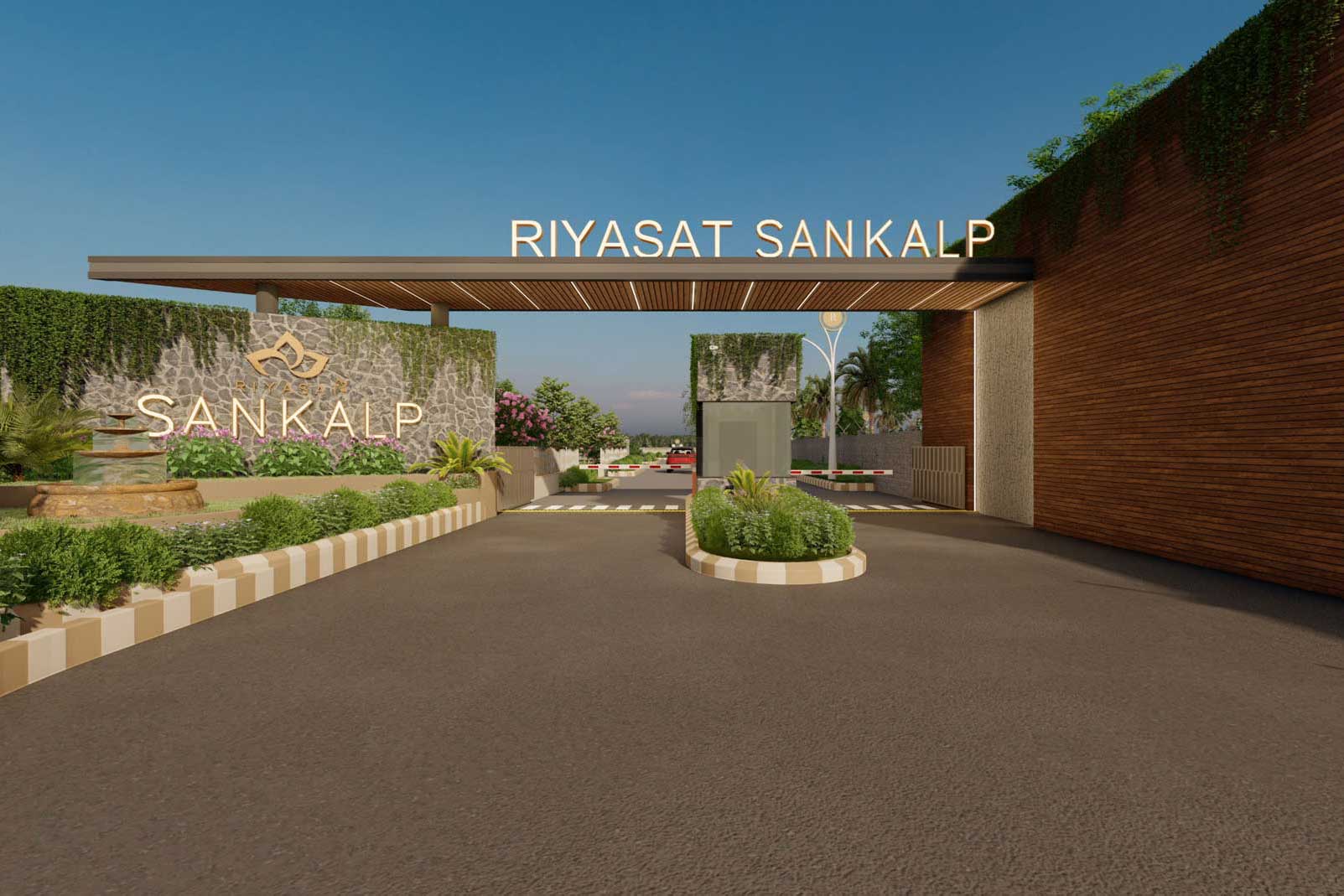 Official grand entrance gate of The Riyasat Sankalp township